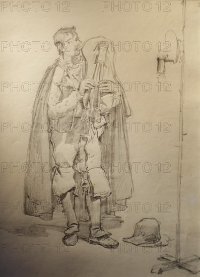 Piper End of 1820s Bryullov Karl Pavlovich (1799-1852) Italian album