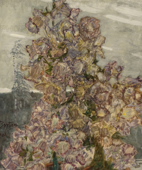 Campanules 1904 Vrubel Mikhail (1856-1910) Watercolour, whitewash and graphite pencil on paper