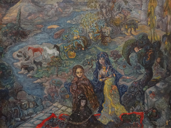 Blue Dreams 1908 Vasily Milioti (1875-1943)