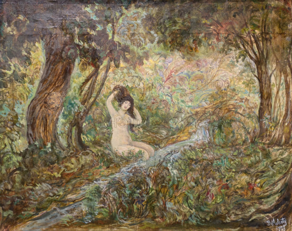 Bather 1933 Vasily Milioti (1875-1943)