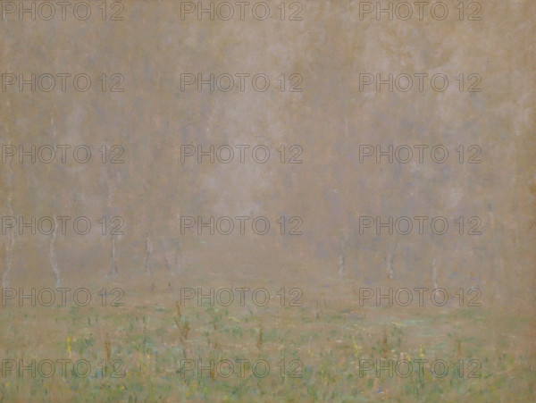 Birch trees in fog Early 1900s Viktor Elpidiforovich Borisov-Musatov (1870-1905)