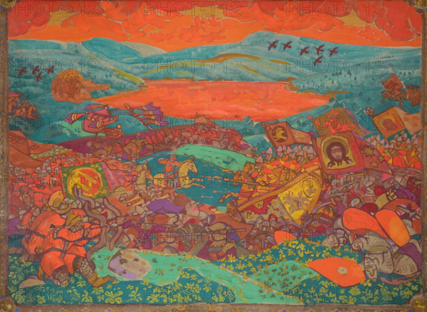 Battle of Kerzhenets 1911 Roerich Nicholas Konstantinovich (1874-1947)