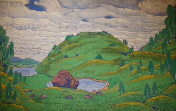 Kiss of Earth 1912 Roerich Nicholas Konstantinovich (1874-1947)
