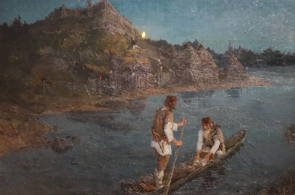 Messenger One clan rose against another 1897 From the ""Early Rus Slavs"" series Roerich Nicholas Konstantinovich (1874-1947)