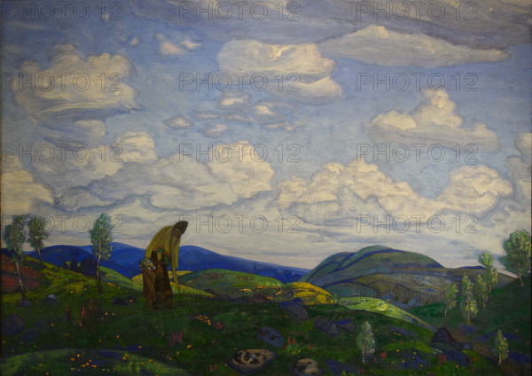 Panteleimon the Healer 1916 Roerich Nicholas Konstantinovich (1874-1947)