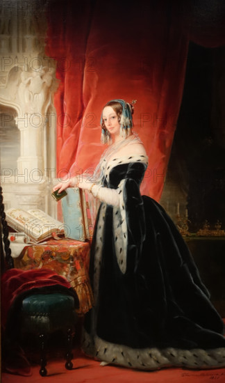 Portrait of Princess Maria Feodorovna Baryatinskaya 1841 Christina Robertson (1796-1854)