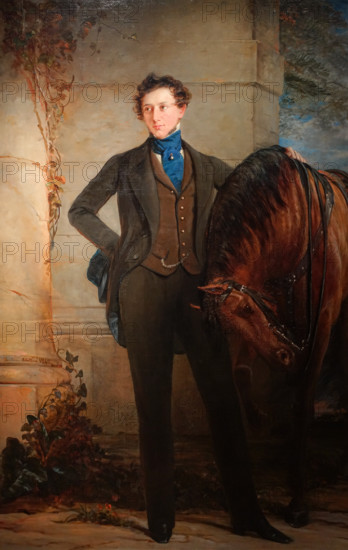 Portrait of Count Vladimir Petrovich Orlov-Davydov (1809-1882) 1840s Christina Robertson (1796-1854)