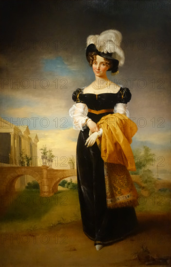 Portrait of Empress Elizabeth Alexeyevna (1779-1826) Dawe George (1781-1829) 1827 Russia