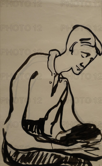 Portrait of the protagonist of the play Autumn Dream 1911-1912 Guro Elena Genrikhovna (1877-1913)