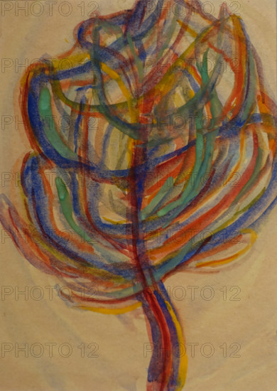 Pine Tree 1920s Mikhail Vasilyevich Matyushin (1861-1934)