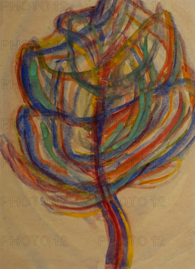 Pine Tree 1920s Mikhail Vasilyevich Matyushin (1861-1934)