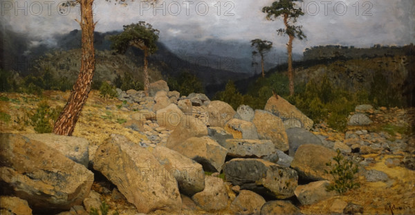 Crimean Mountains Isaac Ilyich Levitan (1860-1900) 1886