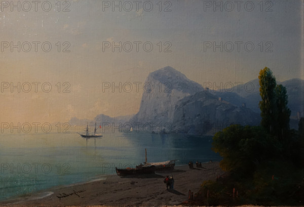 Sudak Fortress Crimea 1893 Aivazovsky Ivan Konstantinovich (1817-1900)