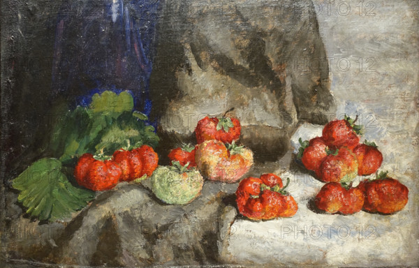 Strawberries 1939 Mashkov Ilya Ivanovich (1881-1944)
