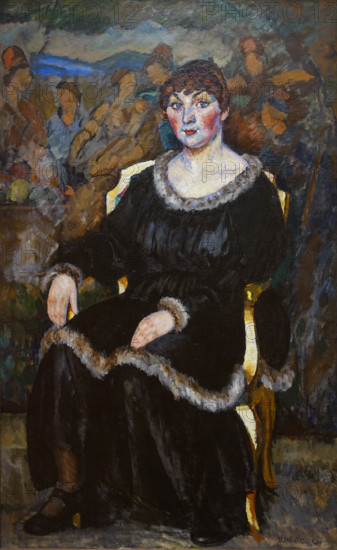 Portrait of a Woman Mashkov Ilya Ivanovich (1881-1944)