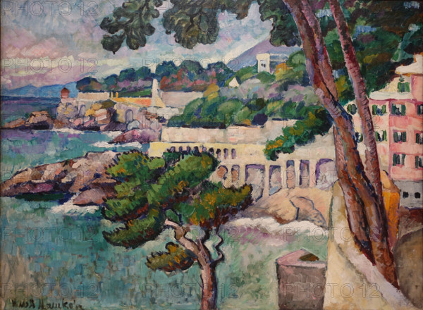 Seashore Italy Nervi 1913 Mashkov Ilya Ivanovich (1881-1944)