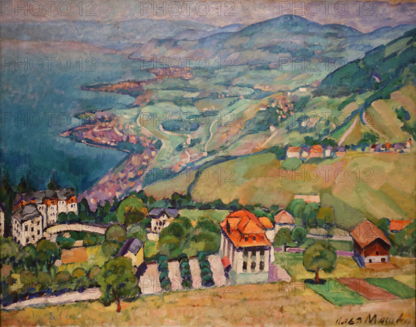 Mountain Landscape 1914 Mashkov Ilya Ivanovich (1881-1944)