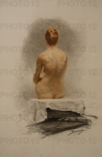 Female Model 1892 Vasiliy Polenov (1844-1927)