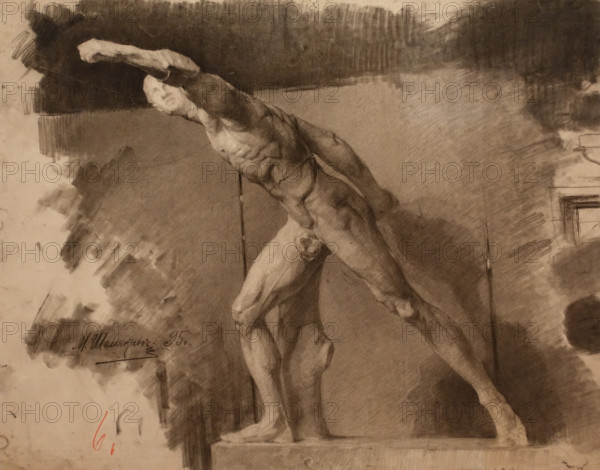 Borghese Gladiator 1895 Mikhail Shemyakin (1875-1944)