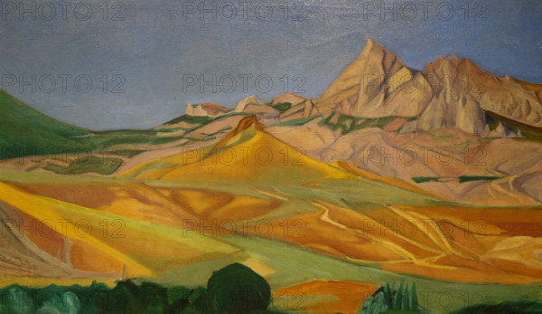 Koktebel Mount Syuriu-Kaya Circa 1913 Yulia Leonidovna Obolenskaya (1889-1945)