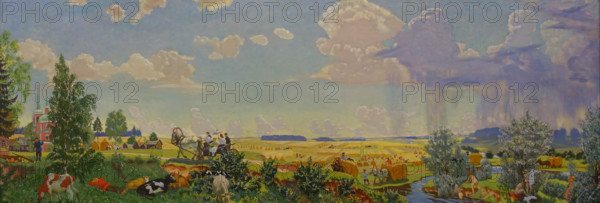 Summer Voyage to Terem 1918 Kustodiev Boris Mikhailovich (1878-1927)