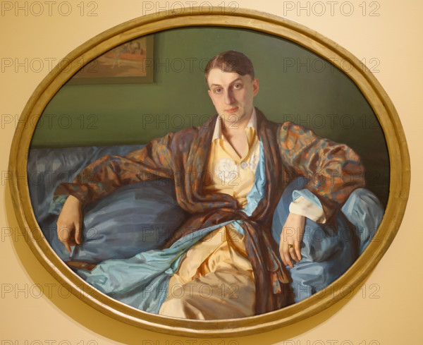 Portrait by Mefody Georgievich Lukyanov (1892-1932) 1918 Konstantin Andreevich Somov (1869-1939)