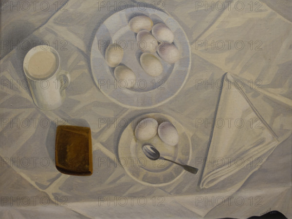 White Still Life 1936 Leonid Terentievich Chupyatov (1890-1941)