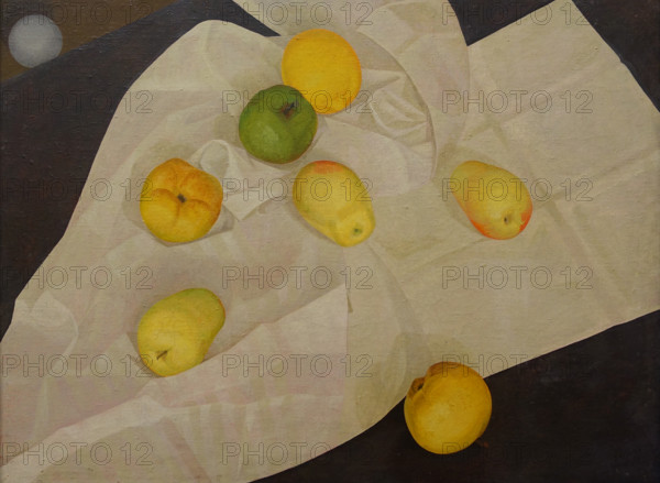 Still life Apples and lemon 1923 Leonid Terentievich Chupyatov (1890-1941)