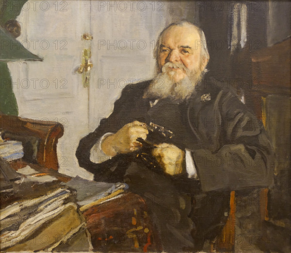 Portrait of the lawyer Alexander Turchaninov (1836-1907) 1907 Valentin Aleksandrovich Serov (1865-1911)