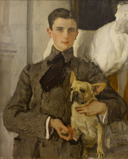Portrait of Count Felix Felixovich Sumarokov-Elston (1887-1967), later Prince Yusupov 1903 Valentin Alexandrovich Serov (1865-1911)