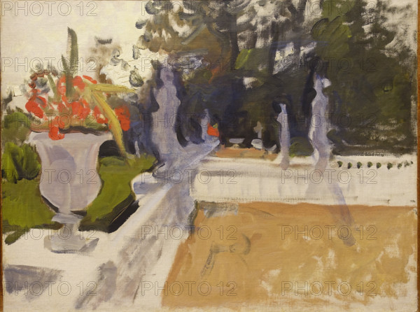 Balustrade in Arkhangelskoye 1933 Valentin Aleksandrovich Serov (1865-1911)