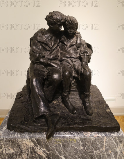 Children 1900 Paolo Trubetskoy (1866-1938) Bronze