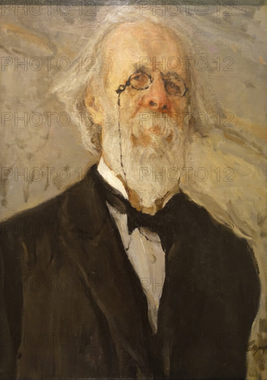 Portrait of the lawyer Dmitry Vasilyevich Stasov (1828-1918) 1905 Valentin Aleksandrovich Serov (1865-1911)