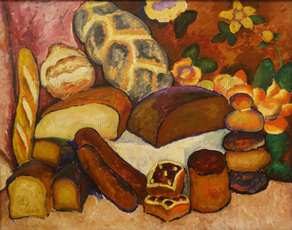 Breads Still life 1912 Mashkov Ilya Ivanovich (1881-1944)