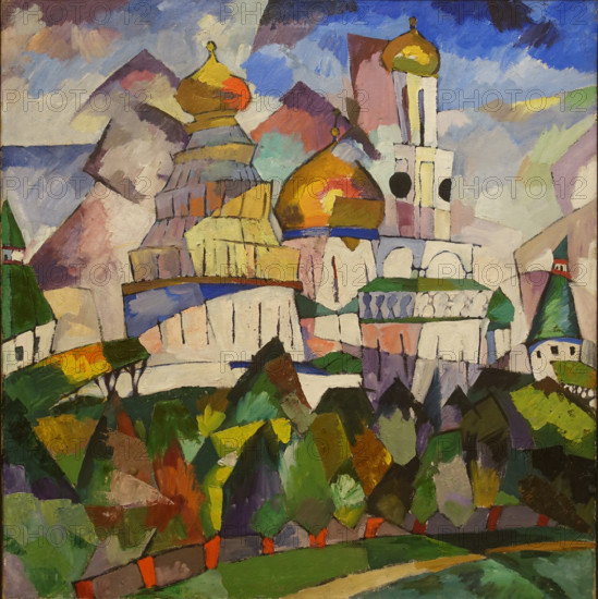 Churches New Jerusalem 1917 Lentulov Aristarch (1882-1943)