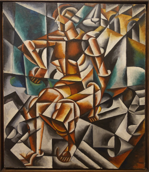 Man + Air + Space 1913 Lyubov Popova (1889-1924)