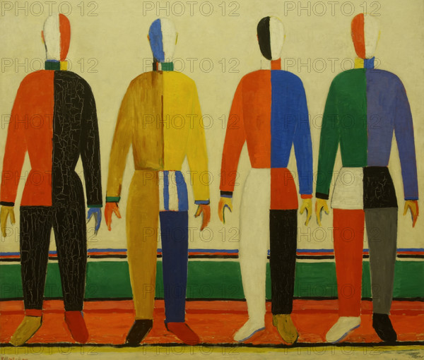 Sportsmen 1930-1931 Malevich Kazimir (1879-1935)
