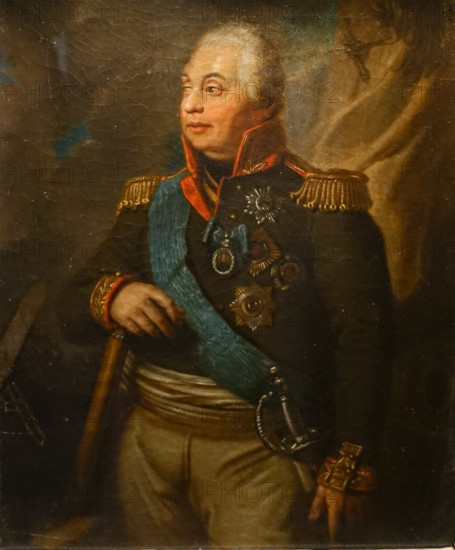 Portrait of Mikhail Illarionovich Kutuzov(1745-1813) 19th century