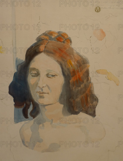 The Last Sunbeam 1901 Viktor Borisov-Musatov (1870-1905) Watercolour