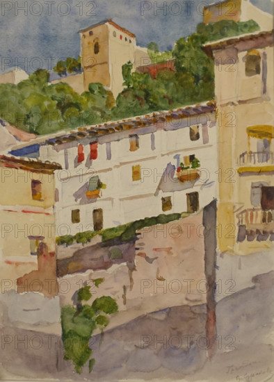 Granada, Spain 1910 Surikov Vasily (1848-1916) Watercolour
