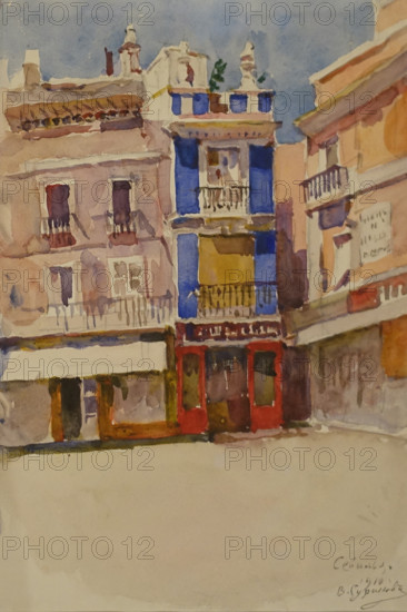 Seville, Spain 1910 Surikov Vasily (1848-1916) Watercolour