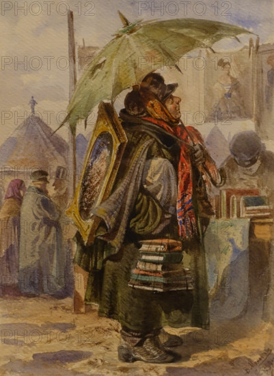 The Collector of Paintings and Drawings 1869 Makovsky Vladimir (1846-1920)