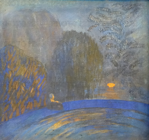 Moonlight 1906 Pyotr Utkin (1877-1934)
