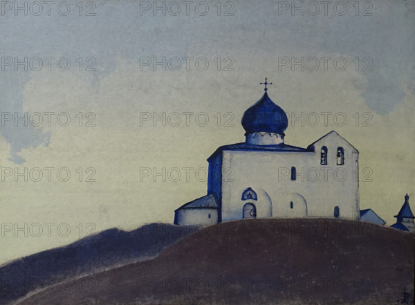 Church in the name of Saint Venerable Sergius of Radonezh in America 1931 Roerich Nicholas Konstantinovich (1874-1947)