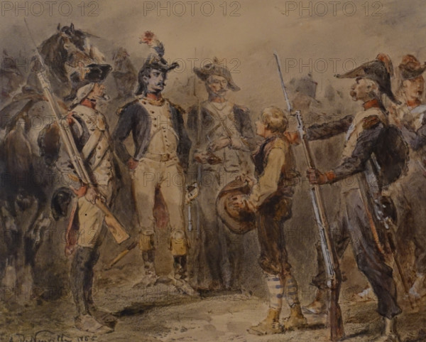 Interrogation of a spy 1865 Alphonse de Neuville (1835-1885)