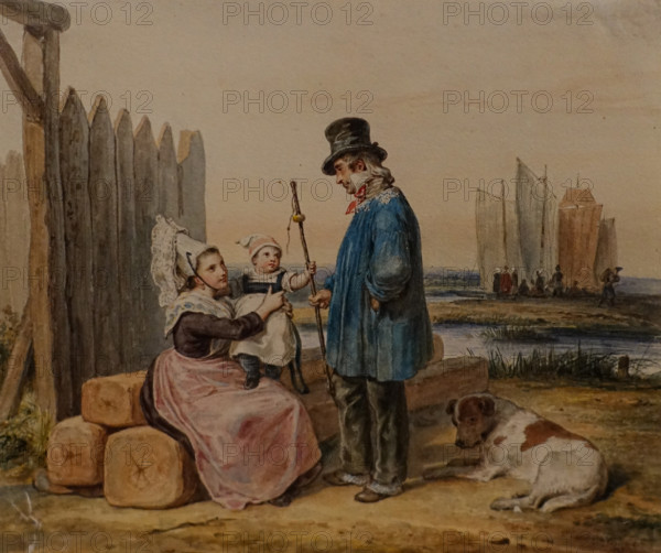 The Foster Father 1829 François Grenier (1793-1867)