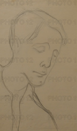 Portrait of the main character from the play Autumn Dream 1911-1912 Guro Elena Genrikhovna (1877-1913)