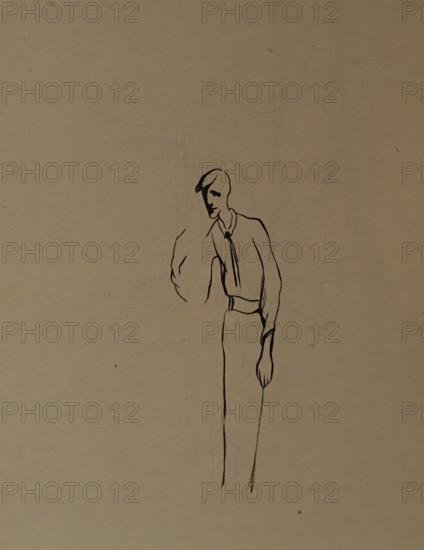 Portrait of the main character from the play Autumn Dream 1911-1912 Guro Elena Genrikhovna (1877-1913)