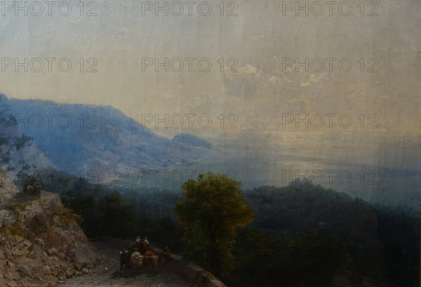 Road to Ai-Petri Crimea 1894 Aivazovsky Ivan Konstantinovich (1817-1900)