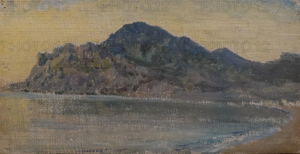 Kara-Dag Mountain Crimea 1912 Oil on canvas Polenov Vasily Dmitrievich (1844-1927)